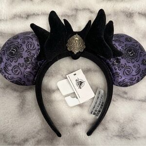 Club 33 Purple and Black Mouse Ears Headband